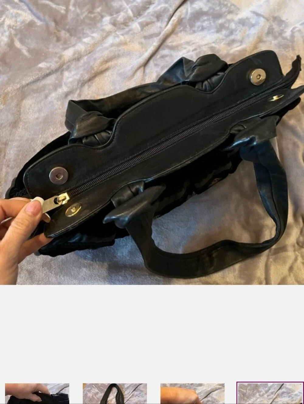 Braccialini black bag